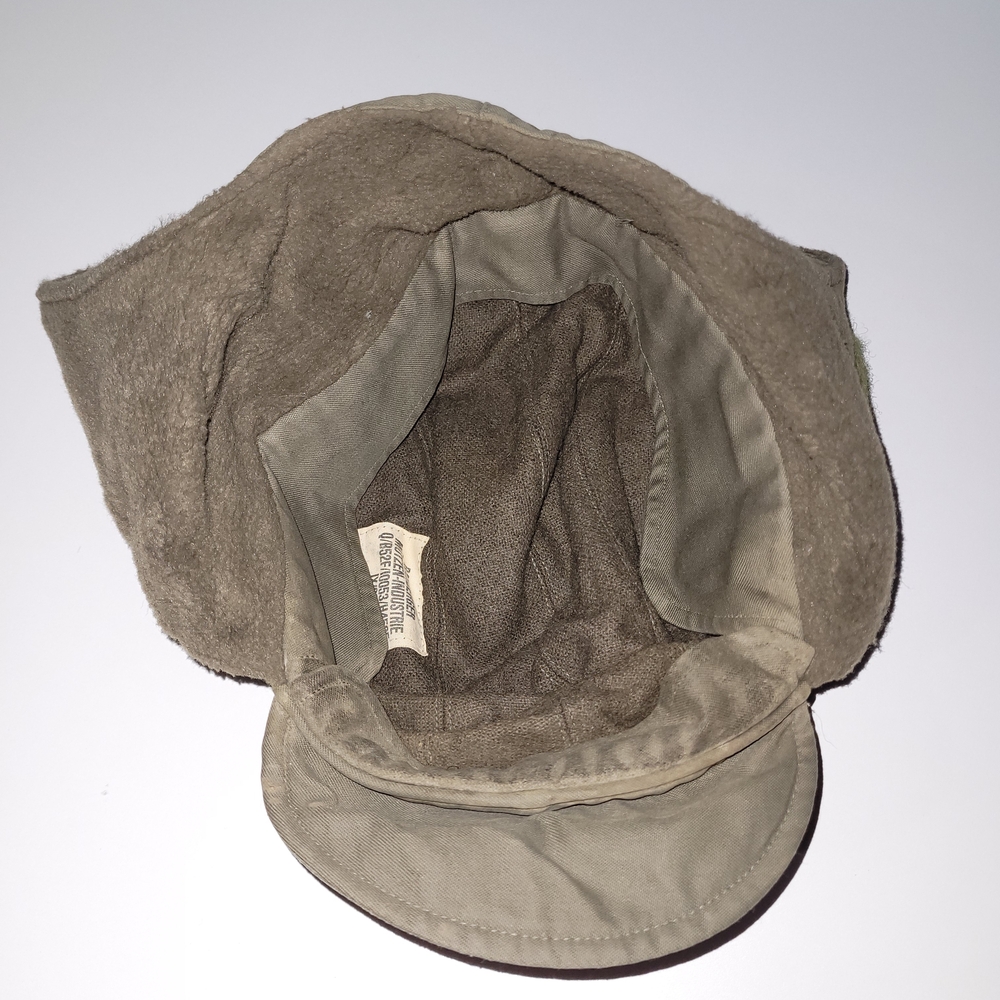 Vintage 1988 West German Army Winter Field Cap Size 7 3/4 (XXL) Military Surplus - Picture 3 of 7